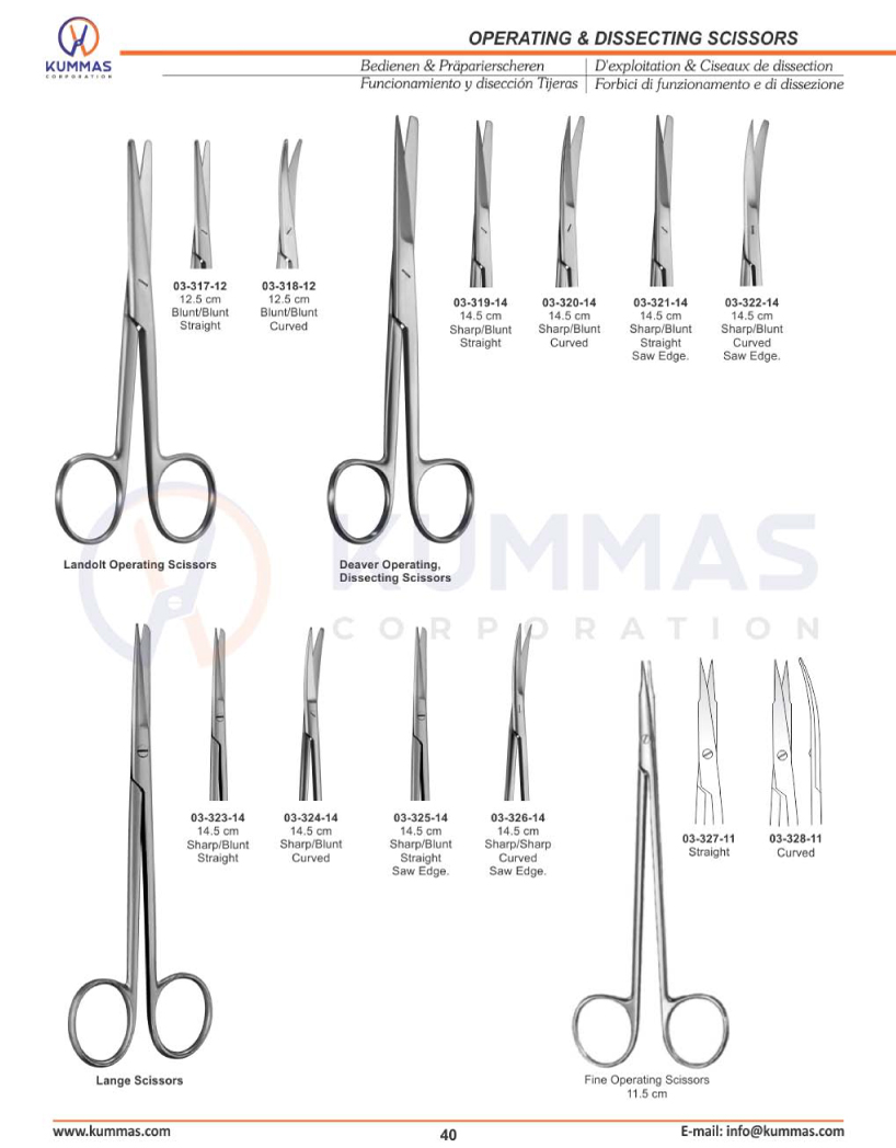 Operating & Dissecting Scissors