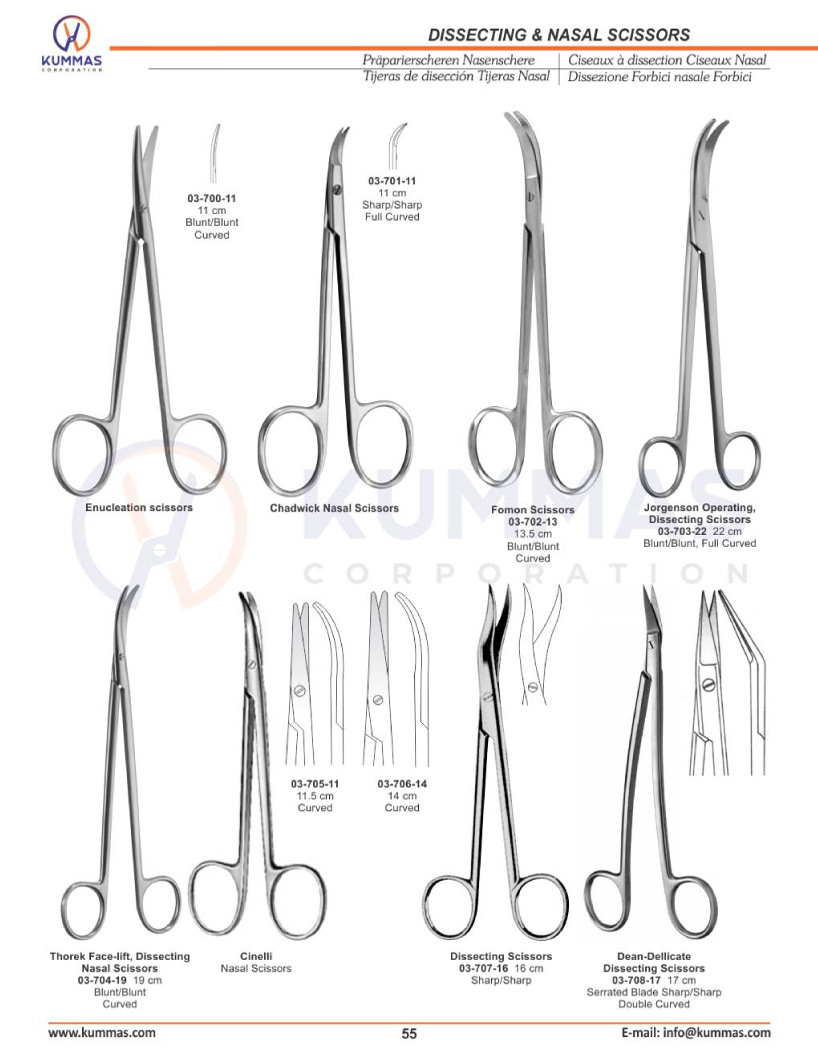 Dissecting & Nasal Scissors