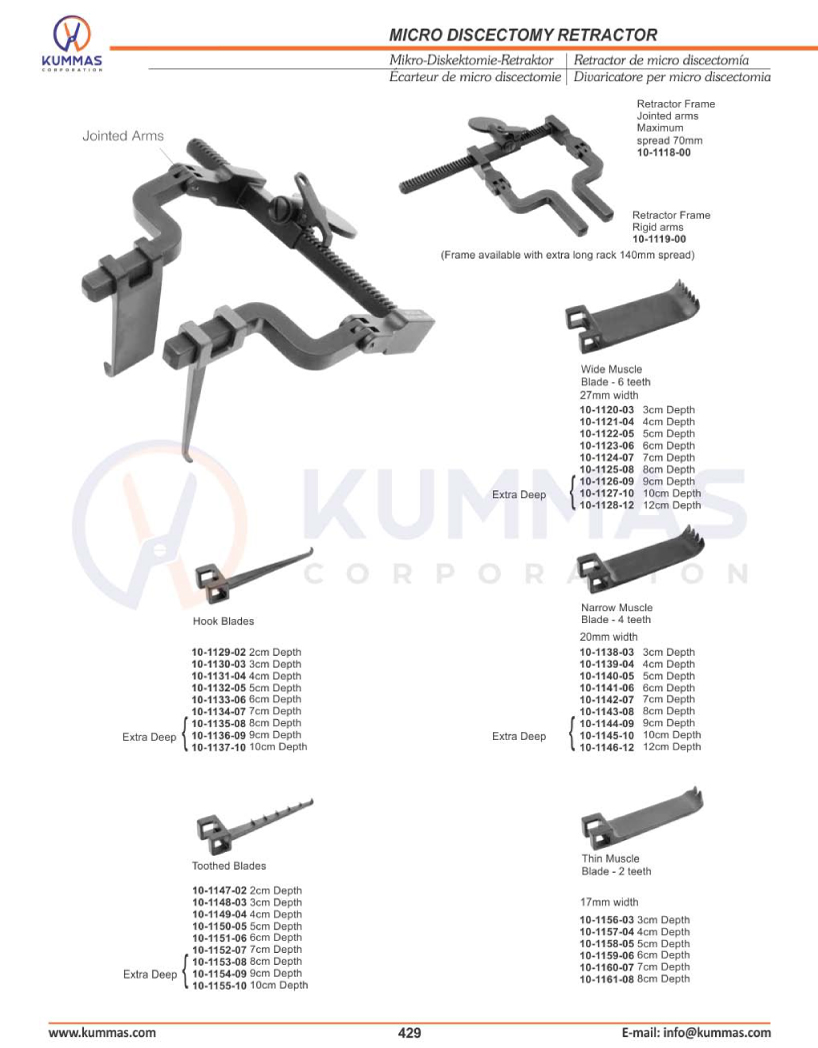 Micro Disectomy Retractor