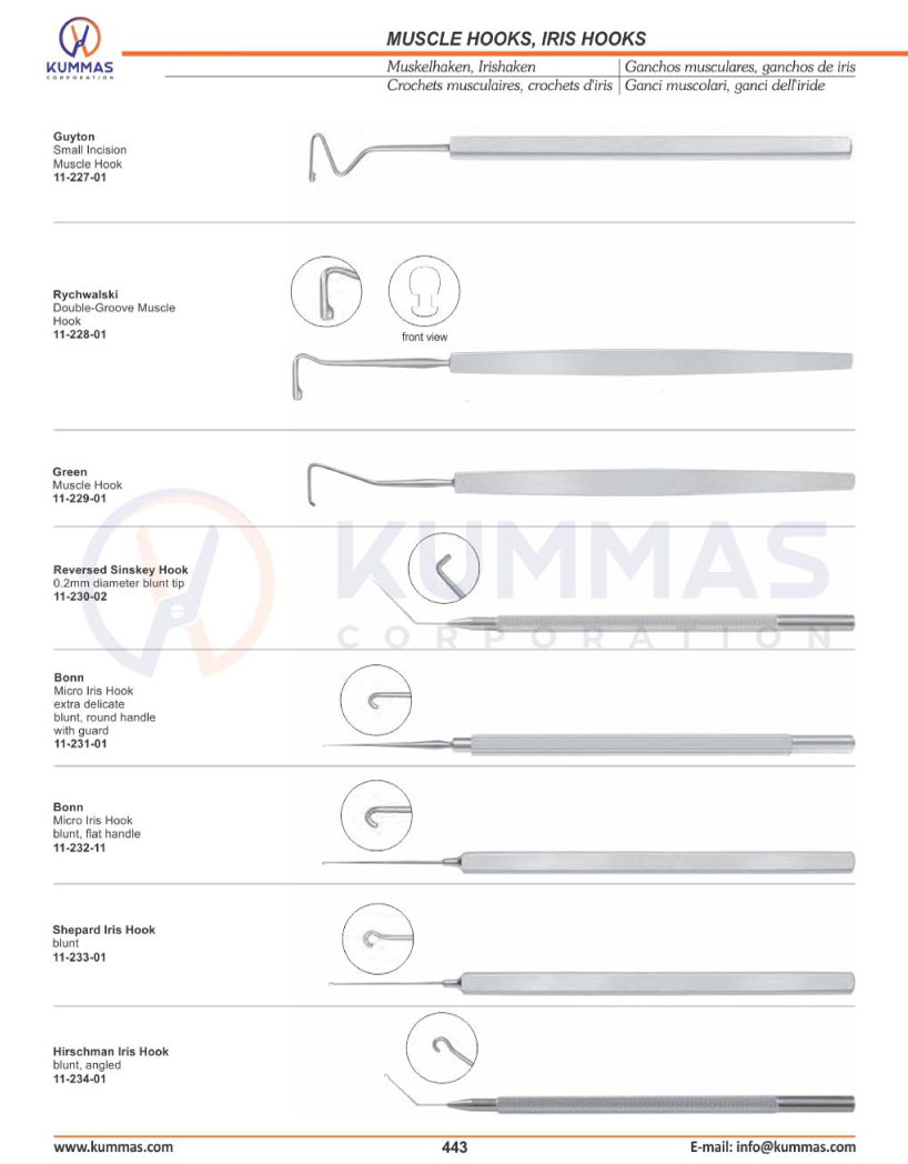 Muscle Hooks, Iris Hooks