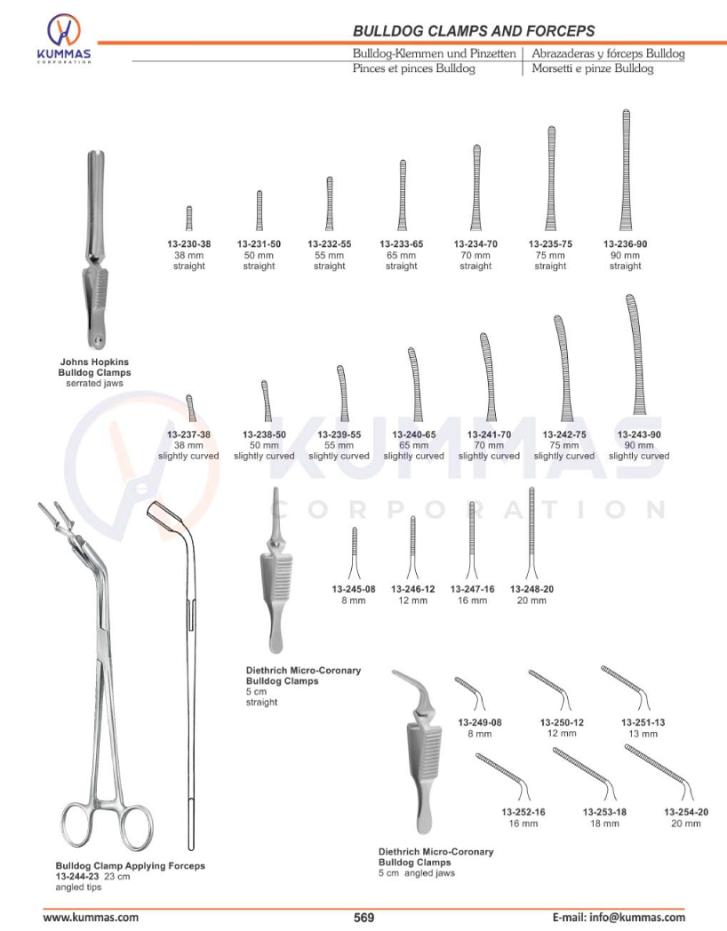 Bulldog Clamps & Forceps