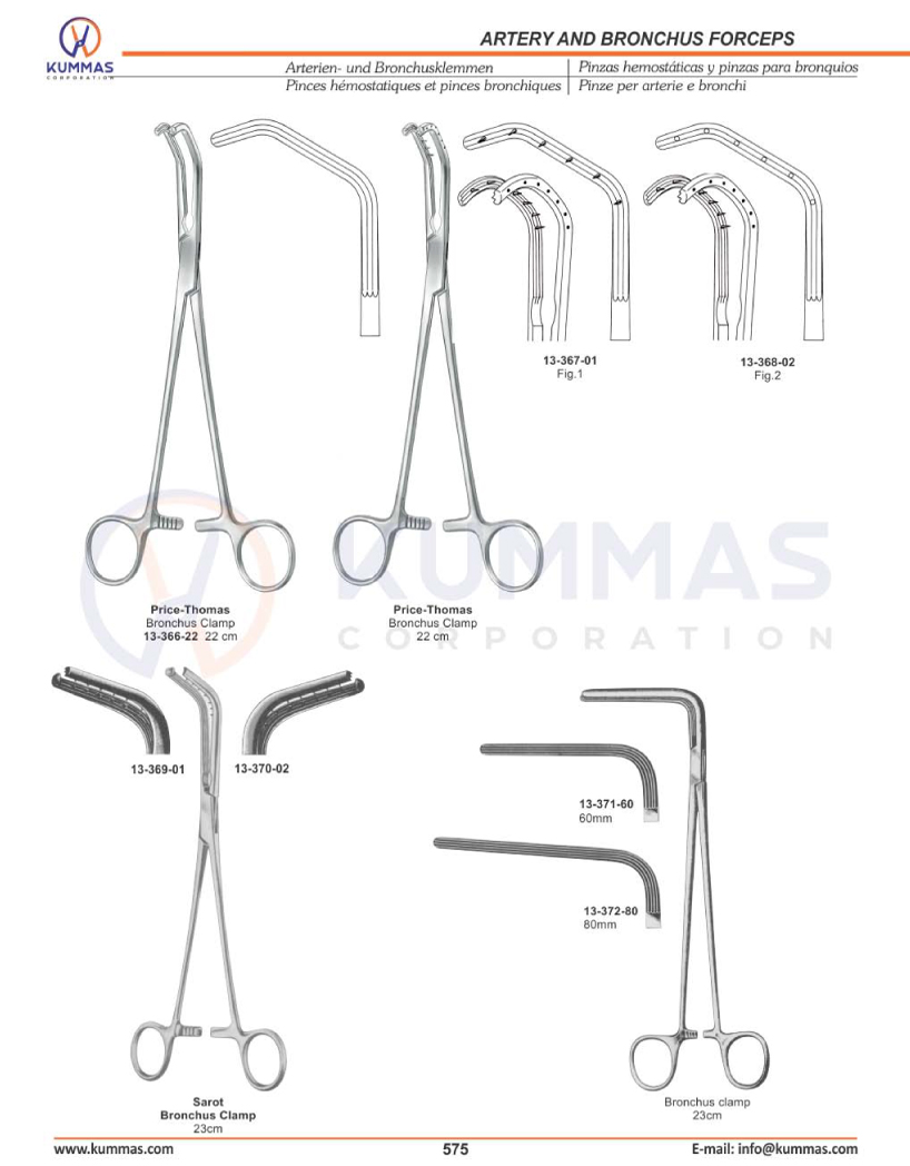 Artery & Bronchus Forceps