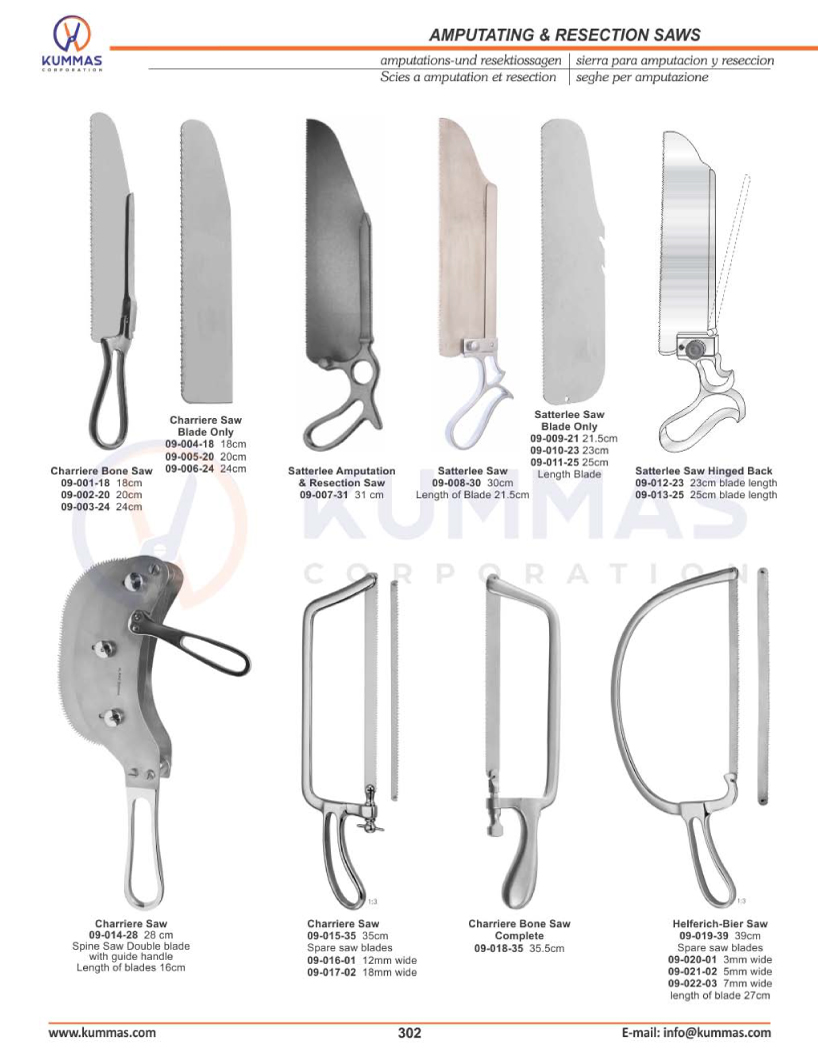 AMPUTATING& RESECTIONSAWS