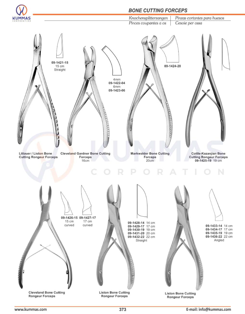 Bone Cutting Forceps